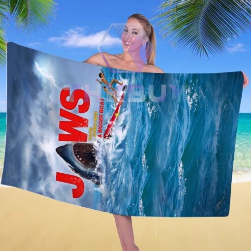 Jaws Beach Towel – THK1949 - Image 2