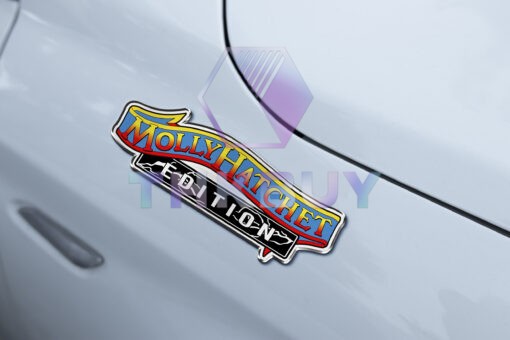 Molly Hatchet Edition Laser Engraved Car Name Badge Version 1 - Image 4