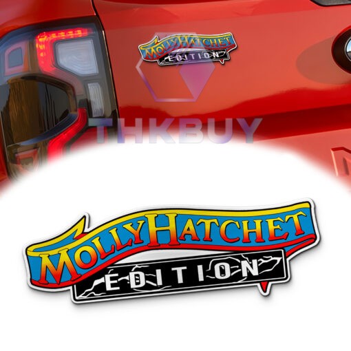 Molly Hatchet Edition Laser Engraved Car Name Badge Version 1