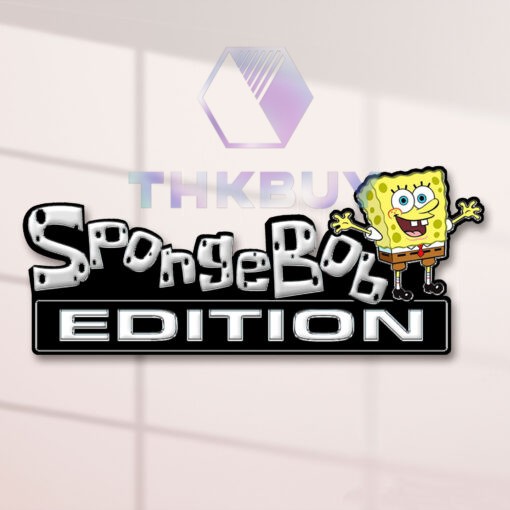 Spongebob Edition Laser Engraved Car Name Badge - Image 2