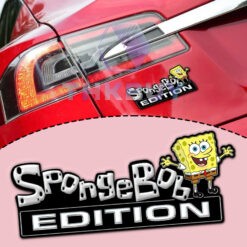 Spongebob Edition Laser Engraved Car Name Badge