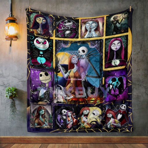 The Nightmare Before Christmas Quilt Blanket - Image 2
