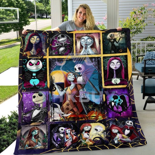 The Nightmare Before Christmas Quilt Blanket