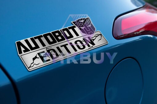 Autobots Edition Laser Engraved Car Name Badge - Image 3