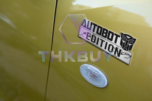 Autobots Edition Laser Engraved Car Name Badge - Image 4