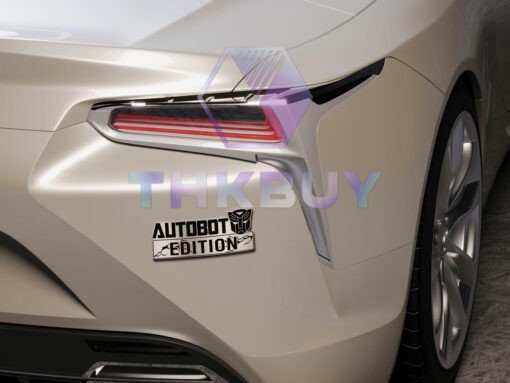 Autobots Edition Laser Engraved Car Name Badge - Image 6