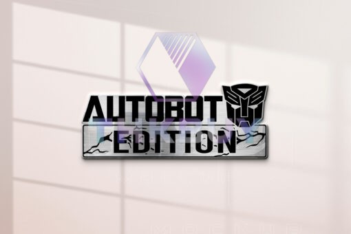 Autobots Edition Laser Engraved Car Name Badge - Image 2