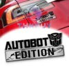 Autobots Edition Laser Engraved Car Name Badge