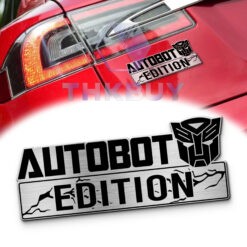 Autobots Edition Laser Engraved Car Name Badge