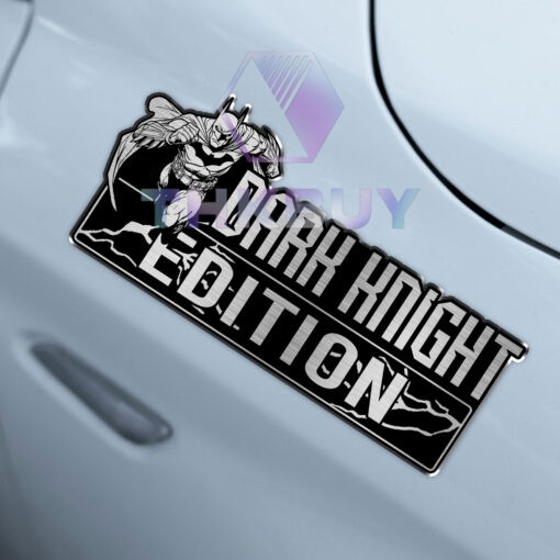 Dark Knight Edition Laser Engraved Car Name Badge - Image 4