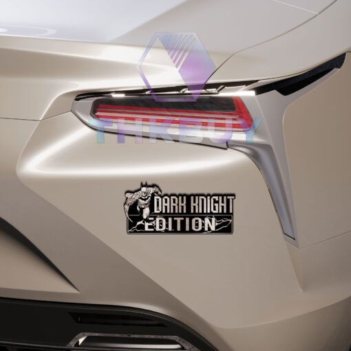 Dark Knight Edition Laser Engraved Car Name Badge - Image 5