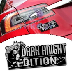 Dark Knight Edition Laser Engraved Car Name Badge