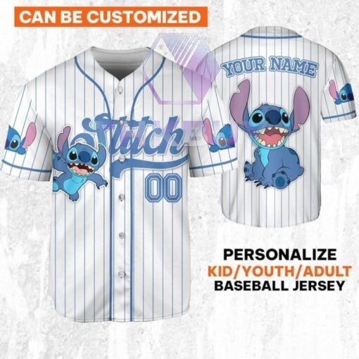 Personalized Stitch Baseball Jersey – THK2048