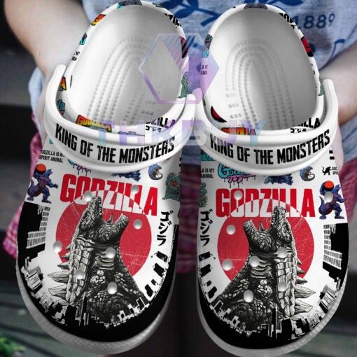 Godzilla Crocs Gift For Men Women and Kids