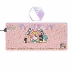 Hello Kitty Pink LED Desk Mat