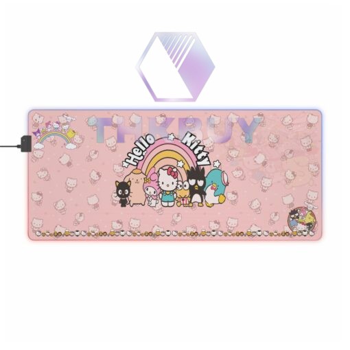 Hello Kitty Pink LED Desk Mat