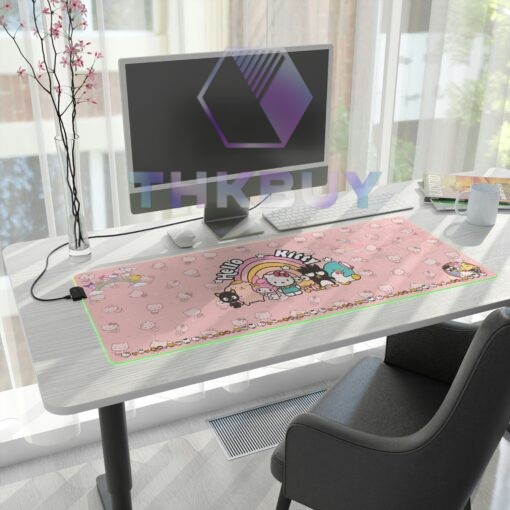 Hello Kitty Pink LED Desk Mat - Image 3