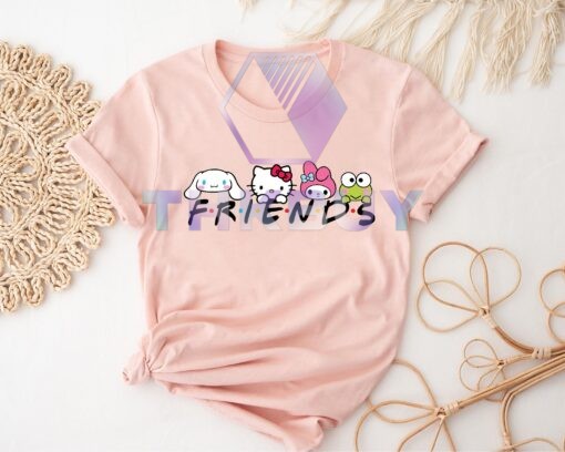 Hello Cat Friends Shirt - THK1922 - Image 2