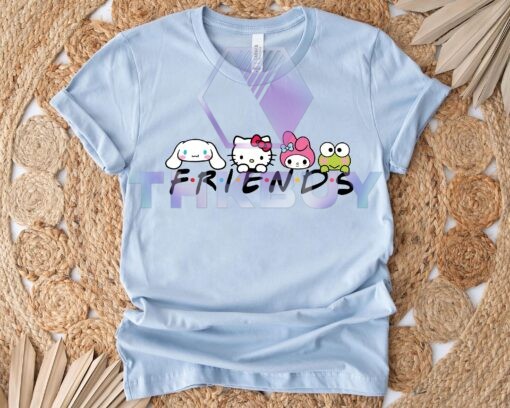 Hello Cat Friends Shirt - THK1922 - Image 7