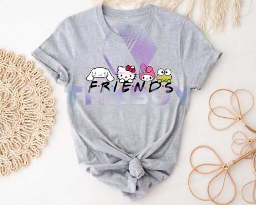 Hello Cat Friends Shirt - THK1922 - Image 4
