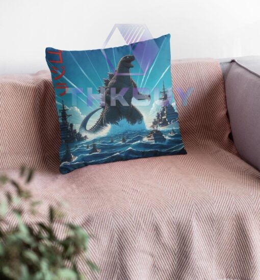 Godzilla Square Pillow (2 sided) - Image 4