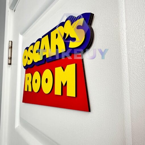 Toy Room Door Name Sign - Image 4