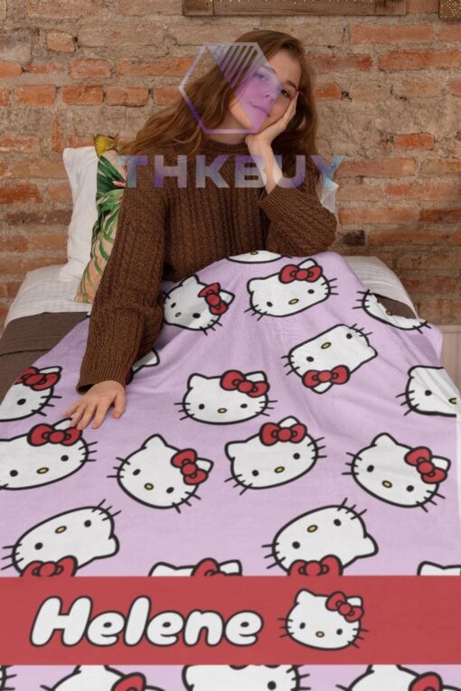 Personalized Hello Kitty Blanket - THK1921 - Image 4