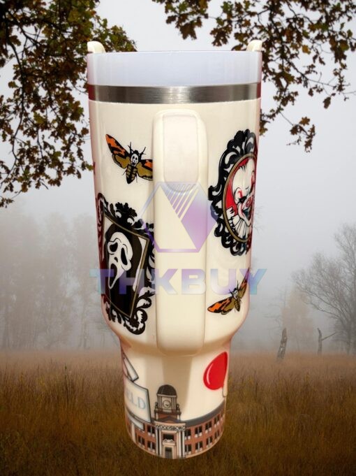 Horror Movies 40oz Stanley Tumbler - Image 3