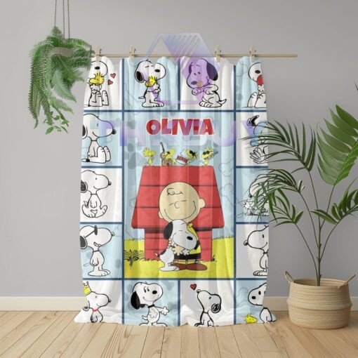 Custom Name Charlie Brown Dog Blanket - THK1912 - Image 5