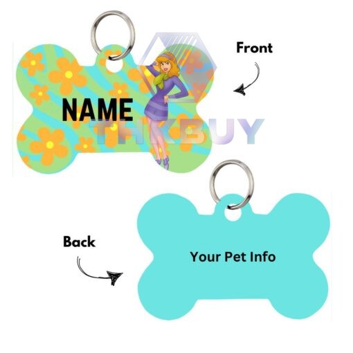 Personalized Daphne Pet Id Tag for Dogs - Image 2