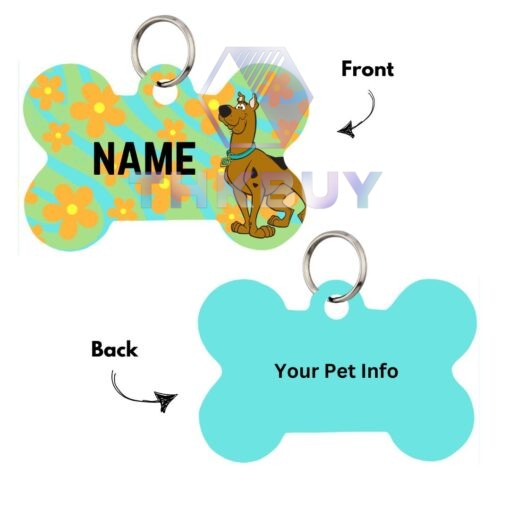 Personalized Scooby Pet Id Tag for Dogs - THK1909 - Image 2