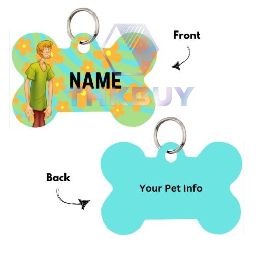 Personalized Shaggy Pet Id Tag for Dogs - Image 2