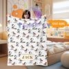 Personalized Snoopy In Red Baron Gear Blanket - THK1913