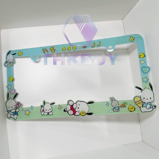 Pochacco Kawaii cute Sanrio License Plate Frame - Image 2