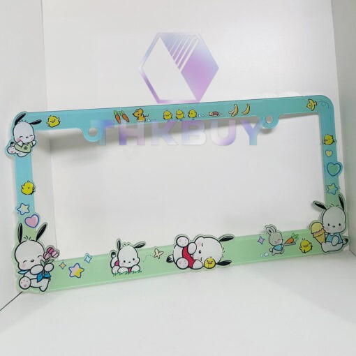 Pochacco Kawaii cute Sanrio License Plate Frame