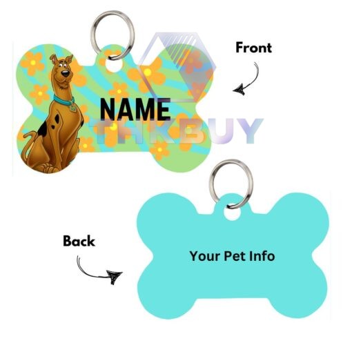 Personalized Scooby Pet Id Tag for Dogs - Image 2