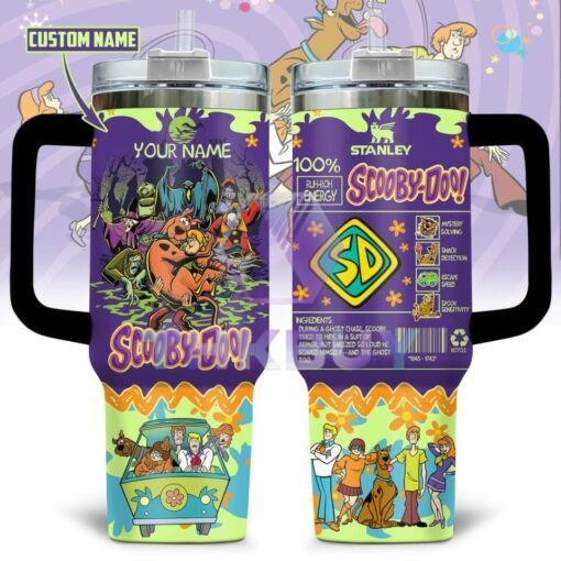 Personalized Scooby-doo 40oz Stanley Handle Tumbler - THK2070