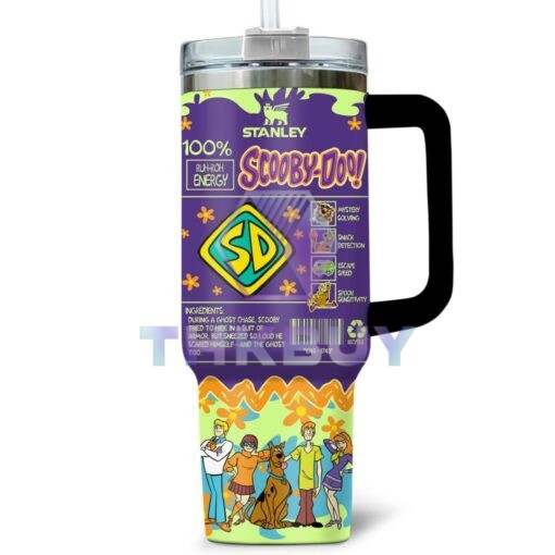 Personalized Scooby-doo 40oz Stanley Handle Tumbler - THK2070 - Image 3