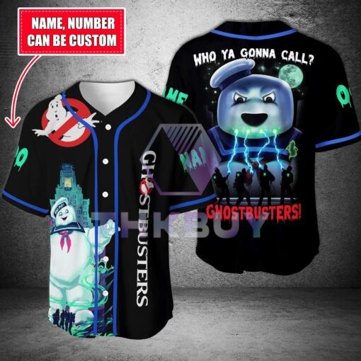 Personalized Ghostbusters Baseball Jersey - THK2063