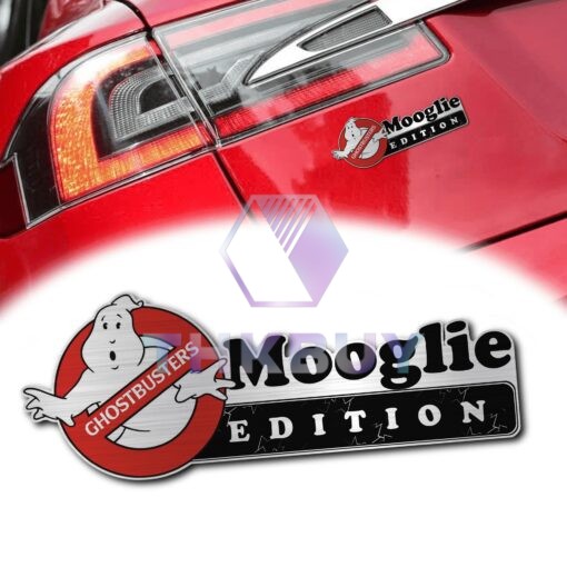 Ghostbusters Edition Laser Engraved Car Name Badge Version 2
