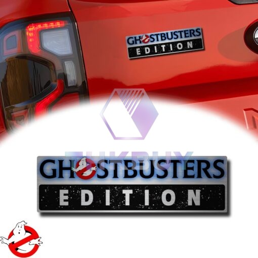 Ghostbusters Edition Laser Engraved Car Name Badge Version 3