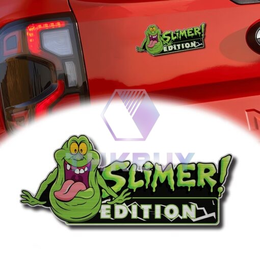 Smiler Edition Laser Engraved Car Name Badge