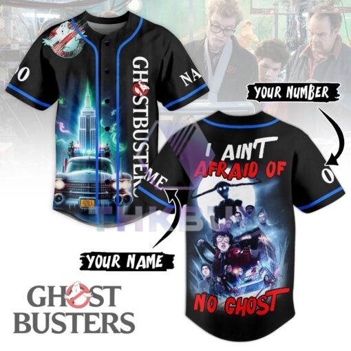 Personalized Ghostbusters Baseball Jersey