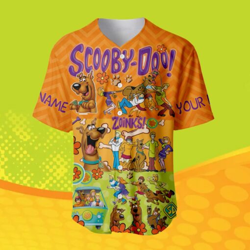 Personalized Scooby Doo Baseball Jersey Version 1 - Image 2