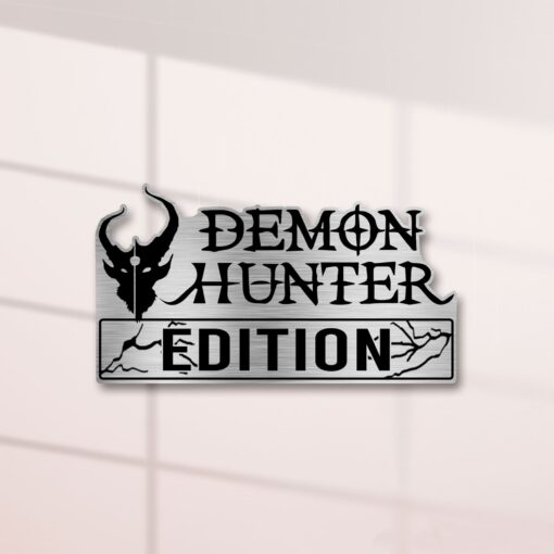Demon Hunter Rock Band Edition Laser Engraved or 3D Inlayed Car Name Badge - Image 2