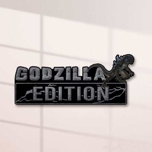 Godzilla (TriStar) Edition Laser Engraved or 3D Inlayed Car Name Badge - Image 2