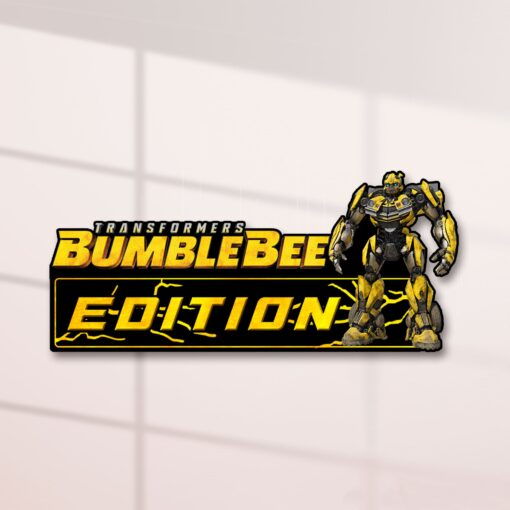 Bumblebee Edition Laser Engraved or 3D Inlayed Car Name Badge - Image 2