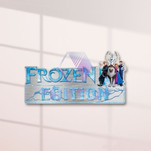 Frozen Edition Laser Engraved or 3D Inlayed Car Name Badge - Image 3