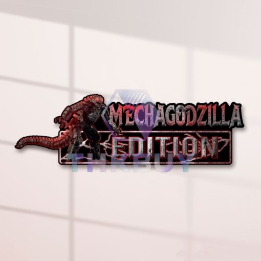 Mechagodzilla Edition Laser Engraved or 3D Inlayed Car Name Badge Version 2 - Image 2