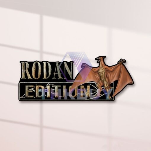 Rodan Edition Laser Engraved or 3D Inlayed Car Name Badge - Image 2